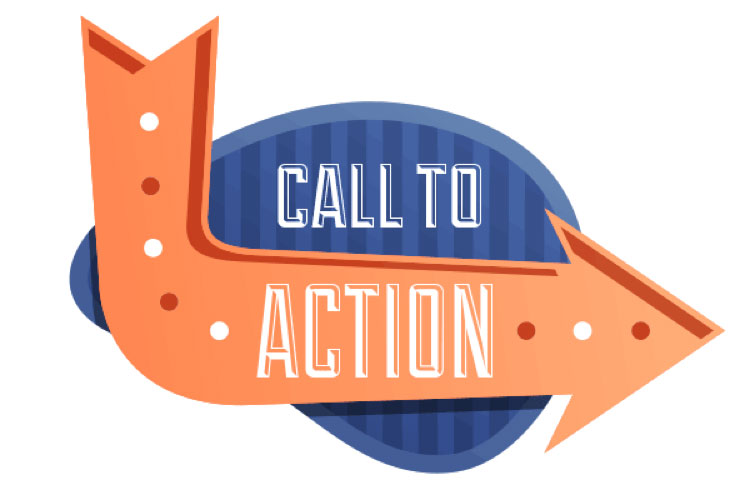 Thiết kế website chuẩn mobile - Call to action nổi bật