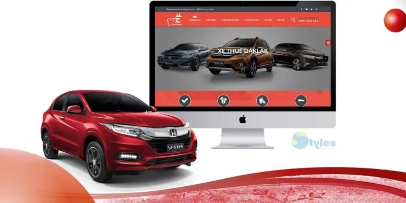 Thiết kế website ô tô xe máy tại Tân Thái Bình.