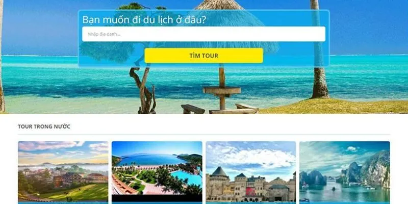 Thiết kế web du lịch uy tín chuyên nghiệp