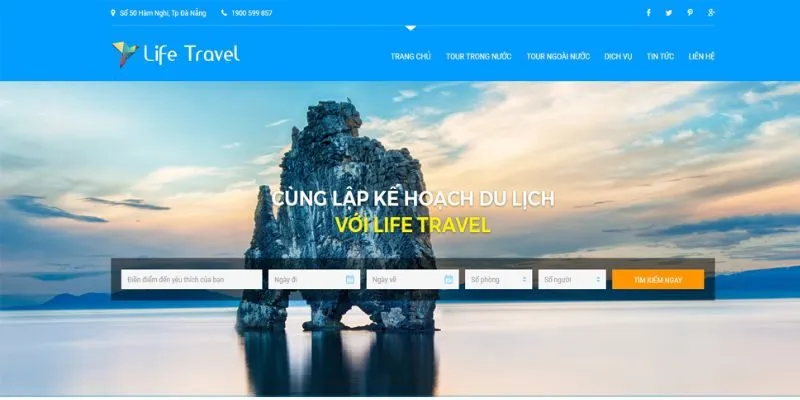 Cấu trúc cơ bản để đánh giá một website du lịch chuyên nghiệp